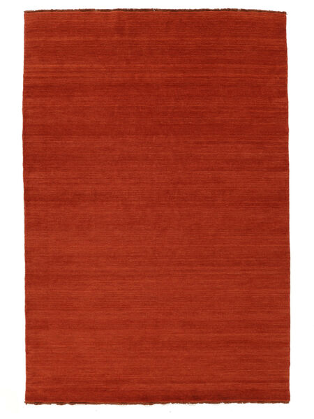  Handloom Fringes - Rojo Óxido/Rojo Alfombra 200X300 Moderna Rojo Óxido/Rojo (Lana, )
