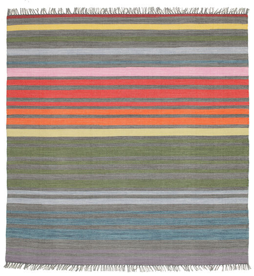  200X200 Rayas Rainbow Stripe Alfombra - Multicolor 