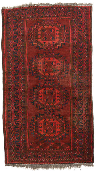  Afghan Khal Mohammadi Alfombra 117X211 Oriental Hecha A Mano Rojo/Rojo Oscuro (Lana, )