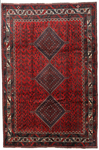 Alfombra Oriental Shiraz Alfombra 215X315 Rojo Oscuro/Rojo (Lana, Persia/Irán)