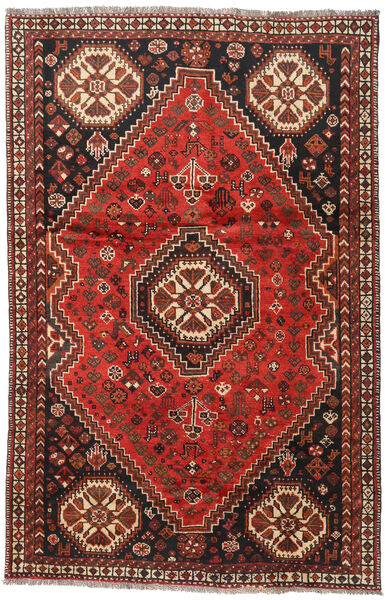 Alfombra Shiraz Alfombra 164X248 Rojo/Marrón (Lana, Persia/Irán)