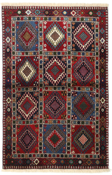 Alfombra Persa Yalameh Alfombra 100X154 Rojo Oscuro/Rojo (Lana, Persia/Irán)