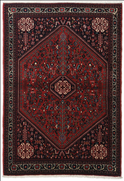 Alfombra Persa Abadeh 100X151 Rojo Oscuro/Rojo (Lana, Persia/Irán)