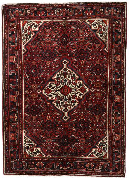 Alfombra Persa Hosseinabad 160X225 Rojo Oscuro/Rojo (Lana, Persia/Irán)