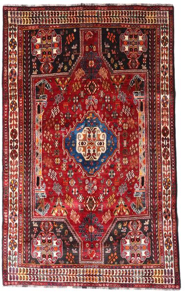 164X264 Alfombra Oriental Gashgai Alfombra Rojo/Rojo Oscuro (Lana, Persia/Irán)