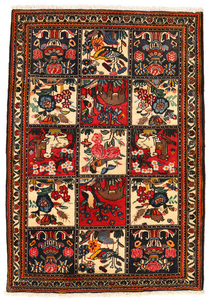  Bakhtiar Collectible Alfombra 113X161 Oriental Hecha A Mano Marrón Oscuro/Roja (Lana, Persia/Irán)