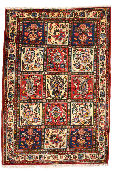  Bakhtiar Collectible Alfombra 110X158 Oriental Hecha A Mano Marrón Oscuro/Rojo Oscuro (Lana, Persia/Irán)