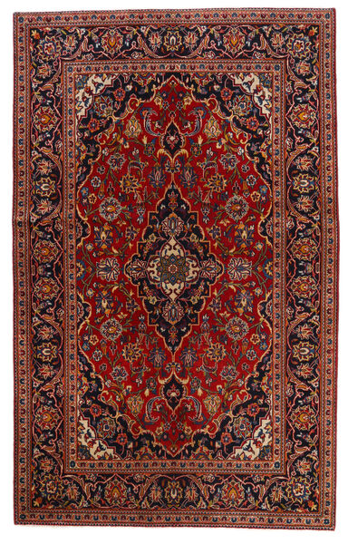  Keshan Alfombra 130X209 Oriental Hecha A Mano Rojo Oscuro/Marrón Oscuro (Lana, Persia/Irán)