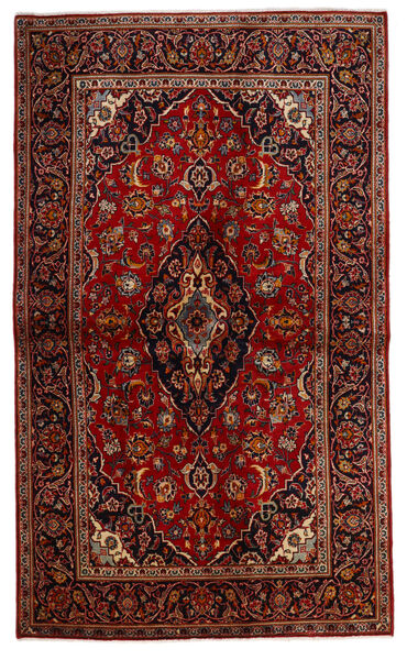  Keshan Alfombra 137X230 Oriental Hecha A Mano Rojo Oscuro/Marrón Oscuro (Lana, Persia/Irán)
