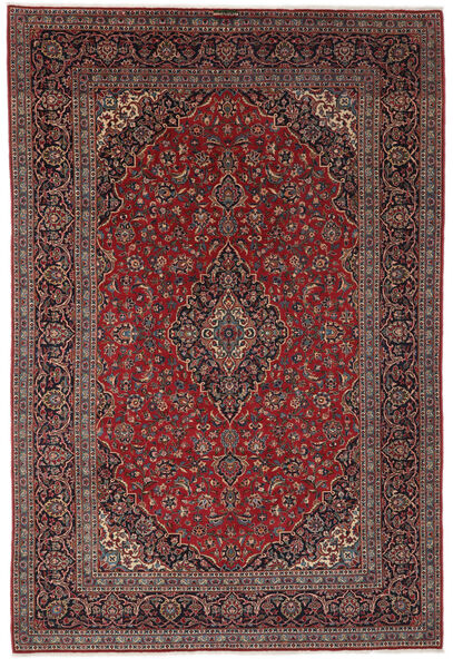 Alfombra Oriental Keshan 228X345 Rojo Oscuro/Negro (Lana, Persia/Irán)