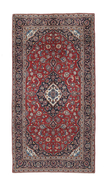 Alfombra Oriental Keshan 145X280 Rojo Oscuro/Negro (Lana, Persia/Irán)