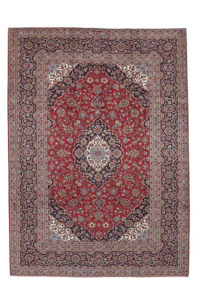 Alfombra Keshan Alfombra 249X343 Rojo Oscuro/Marrón (Lana, Persia/Irán)