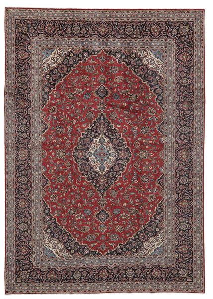 243X346 Alfombra Keshan Oriental Rojo Oscuro/Marrón (Lana, Persia/Irán)