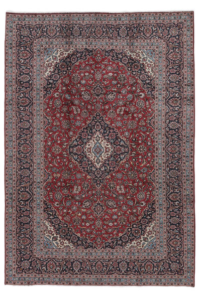 Alfombra Oriental Keshan 246X354 Rojo Oscuro/Negro (Lana, Persia/Irán)