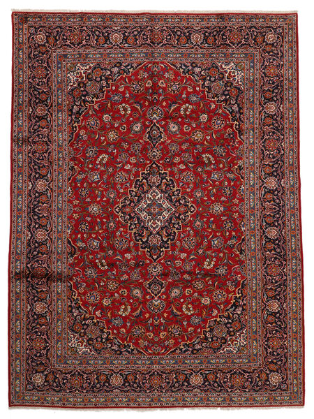 Alfombra Oriental Keshan Alfombra 285X385 Rojo Oscuro/Negro Grande (Lana, Persia/Irán)