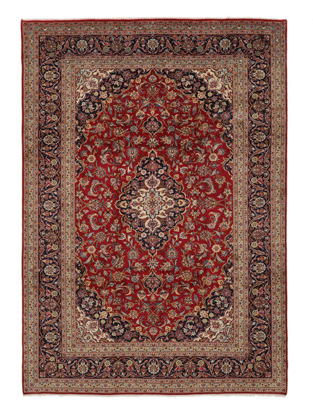 250X355 Alfombra Keshan Oriental Rojo Oscuro/Marrón Grande (Lana, Persia/Irán)