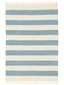  160X230 Rayas Cotton Stripe Alfombra - Azul Claro 