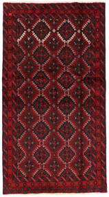  Belouch Alfombra 102X187 Oriental Hecha A Mano Rojo Oscuro/Marrón Oscuro (Lana, Persia/Irán)