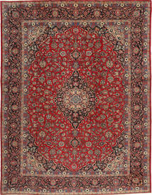  Keshan Alfombra 293X385 Oriental Hecha A Mano Rojo Oscuro/Marrón Oscuro Grande (Lana, Persia/Irán)