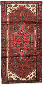  Hamadan Alfombra 95X187 Oriental Hecha A Mano Rojo Oscuro/Óxido/Roja (Lana, Persia/Irán)