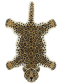 Leopard Alfombra Infantil 100X160 Pequeño Beige Animales De Lana 