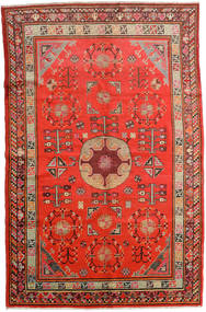  Samarkand Vintage Alfombra 161X250 Oriental Hecha A Mano Óxido/Roja/Rojo Oscuro (Lana, China)