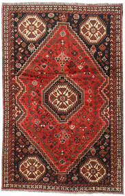 Alfombra Shiraz 164X248 Rojo/Marrón (Lana, Persia/Irán)