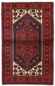  Hamadan Alfombra 100X160 Oriental Hecha A Mano Rojo Oscuro/Marrón Oscuro (Lana, Persia/Irán)