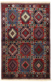 Alfombra Oriental Yalameh Alfombra 100X154 Rojo Oscuro/Rojo (Lana, Persia/Irán)