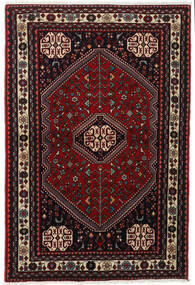 Alfombra Persa Abadeh Alfombra 105X155 Rojo Oscuro/Beige (Lana, Persia/Irán)
