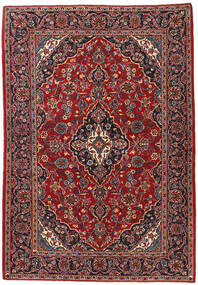 Alfombra Oriental Keshan Fine Alfombra 140X203 Rojo/Rojo Oscuro (Lana, Persia/Irán)