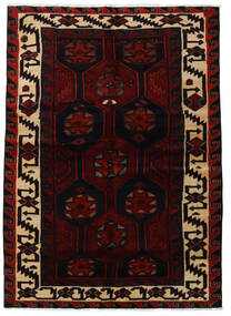 Alfombra Oriental Lori Alfombra 157X223 Rojo Oscuro/Beige (Lana, Persia/Irán)