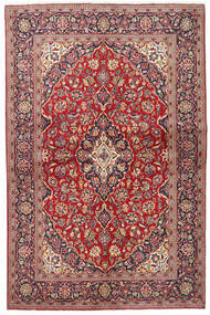  Keshan Alfombra 133X203 Oriental Hecha A Mano Rojo Oscuro/Beige (Lana, Persia/Irán)