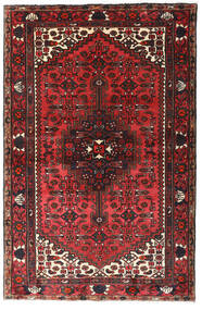  Hamadan Alfombra 130X200 Oriental Hecha A Mano Rojo Oscuro/Negro (Lana, Persia/Irán)