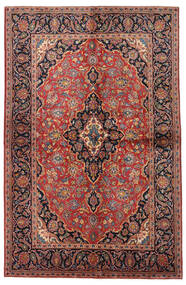  Keshan Alfombra 138X215 Oriental Hecha A Mano Rojo Oscuro/Marrón Oscuro (Lana, Persia/Irán)