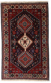  Yalameh Alfombra 79X130 Oriental Hecha A Mano Rojo Oscuro (Lana, Persia/Irán)