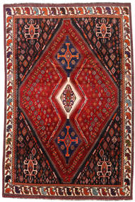 Alfombra Oriental Gashgai 208X317 Rojo/Rojo Oscuro (Lana, Persia/Irán)