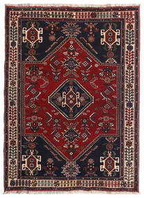 105X144 Alfombra Gashgai Fine Oriental Rojo Oscuro/Rojo (Lana, Persia/Irán)