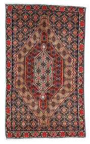 68X113 Alfombra Oriental Senneh Alfombra Rojo Oscuro/Rojo (Lana, Persia/Irán)