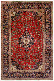  Keshan Alfombra 196X298 Oriental Hecha A Mano Marrón Oscuro/Rojo Oscuro (Lana, Persia/Irán)