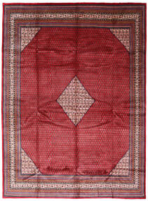 Alfombra Persa Sarough Mir Alfombra 294X394 Rojo/Rojo Oscuro Grande (Lana, Persia/Irán)