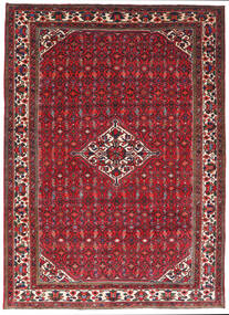 205X284 Alfombra Oriental Hosseinabad Rojo/Rojo Oscuro (Lana, Persia/Irán)