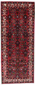  Hosseinabad Alfombra 80X193 Oriental Hecha A Mano Rojo Oscuro/Negro (Lana, Persia/Irán)