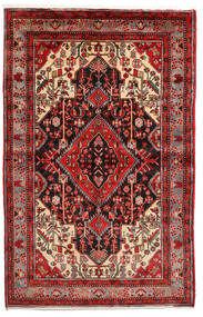  Nahavand Old Alfombra 153X240 Oriental Hecha A Mano Rojo Oscuro/Óxido/Roja (Lana, Persia/Irán)