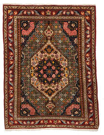  Bakhtiar Collectible Alfombra 105X138 Oriental Hecha A Mano Rojo Oscuro/Marrón Oscuro (Lana, Persia/Irán)