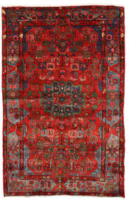  Nahavand Old Alfombra 154X264 Oriental Hecha A Mano Rojo Oscuro/Óxido/Roja (Lana, Persia/Irán)