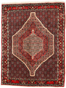 128X167 Alfombra Senneh Oriental Rojo/Marrón (Lana, Persia/Irán)