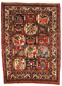  Bakhtiar Collectible Alfombra 107X143 Oriental Hecha A Mano Marrón Oscuro/Rojo Oscuro (Lana, Persia/Irán)