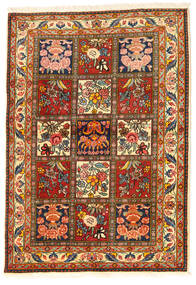  Bakhtiar Collectible Alfombra 108X155 Oriental Hecha A Mano Marrón Oscuro/Roja (Lana, Persia/Irán)