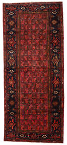 132X204 Alfombra Oriental Hamadan Rojo Oscuro/Rojo (Lana, Persia/Irán)